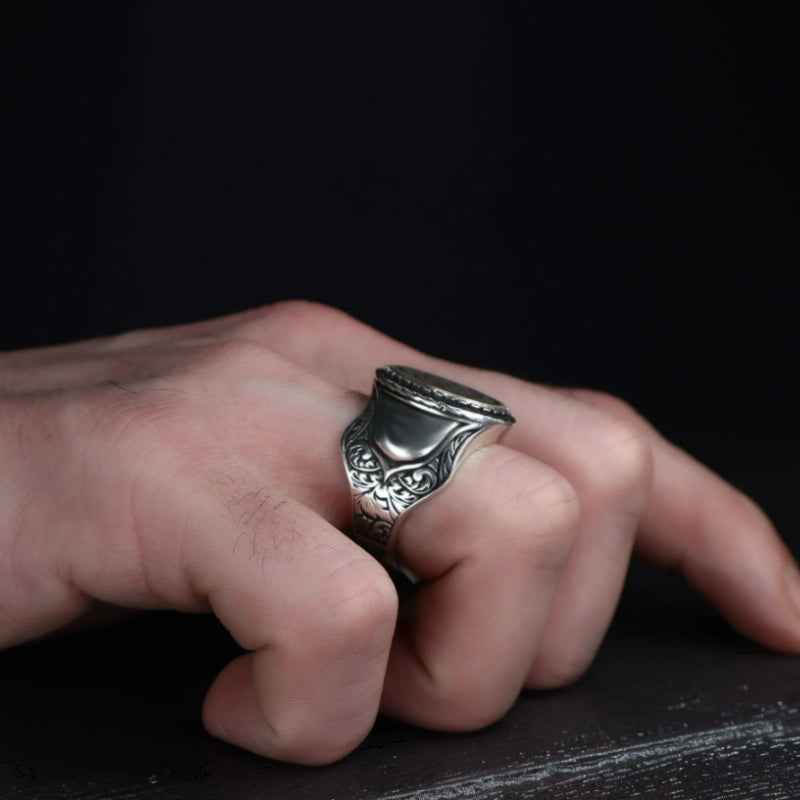 Chevalière Argent Arbre