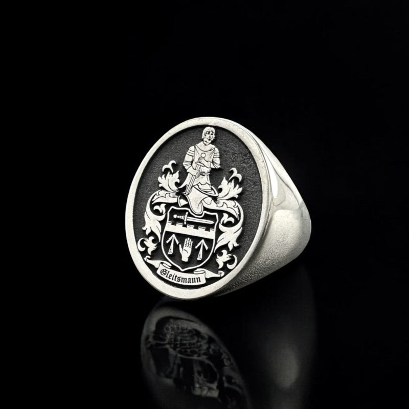 Chevalière Ovale Argent Homme Gravure Personnalisée