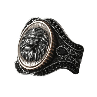 bague ancienne lion