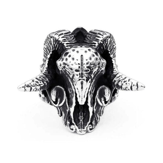 Bague Crâne Satan