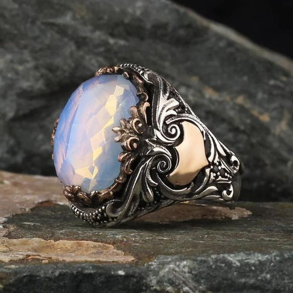 Bijoux Chevaliere Pierre De Lune Pierre D'intuition Et D'empathie