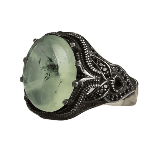 Chevalière Homme Pierre de Jade