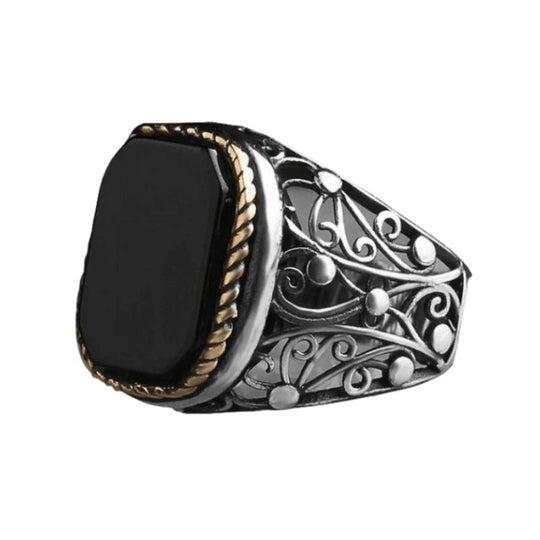 Chevalière Onyx Ancienne