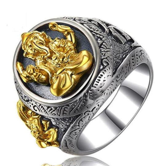 Bague Chevalière Ganesh
