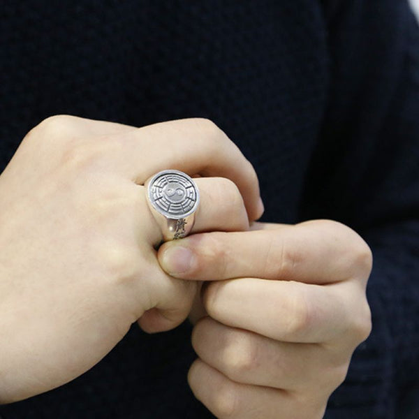 Ancienne Bague En Argent Massif 925 Jonc Alliance Anneaux Créateur yin Ancienne Bague En Argent Massif 925 Jonc Alliance Anneaux Créateur yin