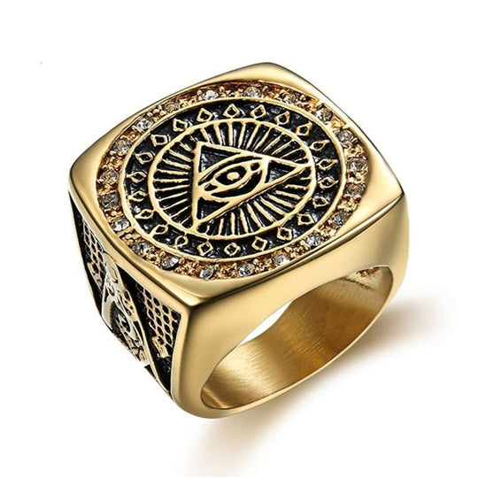 Bague Franc Maçonnerie Œil