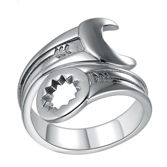 Bague Homme Clé Plate