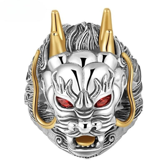 Bague Tête de Démon Japonais