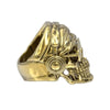 bague tête de mort or 18k