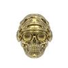 chevaliere homme or tete de mort
