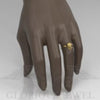 bague tete de mort or