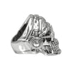 bague homme tete de mort en or