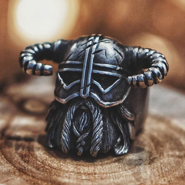Bague Viking Homme Femme Réglable Avec Motif Lumière D'Étoile - Bijoux Retro Punk Vintage En Alliage, Parfait Pour Cadeau Anniversaire Ou Noël