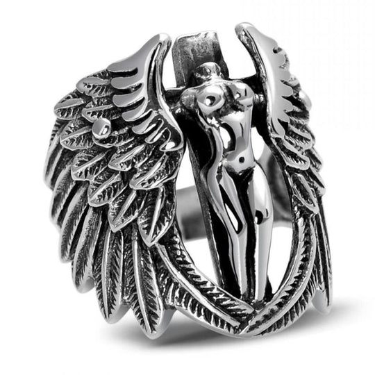 Chevalière avec Ange