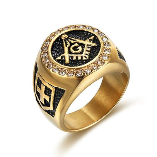 Chevalière Blason Franc Maçon