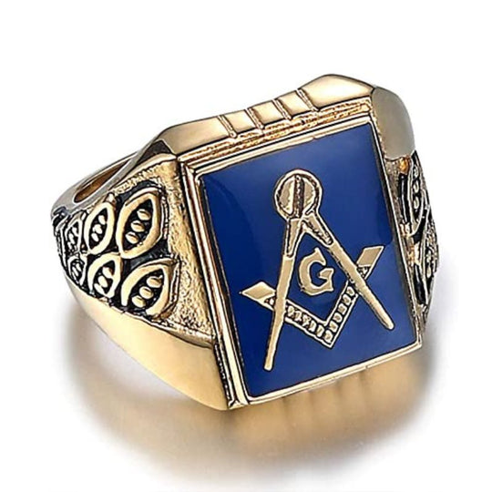 Chevalière Bleue Franc Maçonnerie