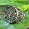 bague azteque argent
