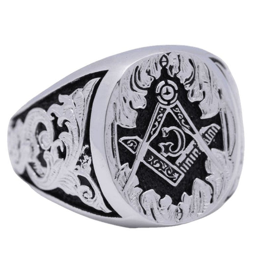 Chevalière Franc-Maçon Argent