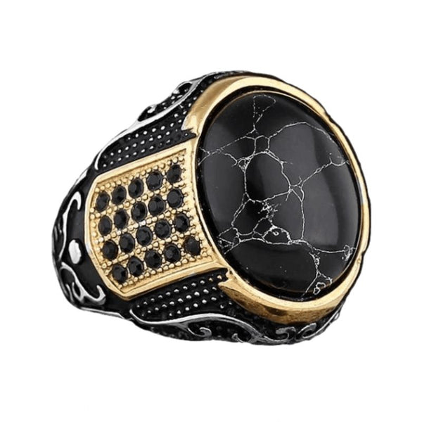 Bling Bling Chevaliere Homme Or Avec Diamant Chevalière Homme Or