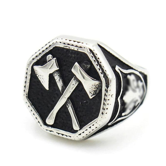 Chevalière Logo Hache