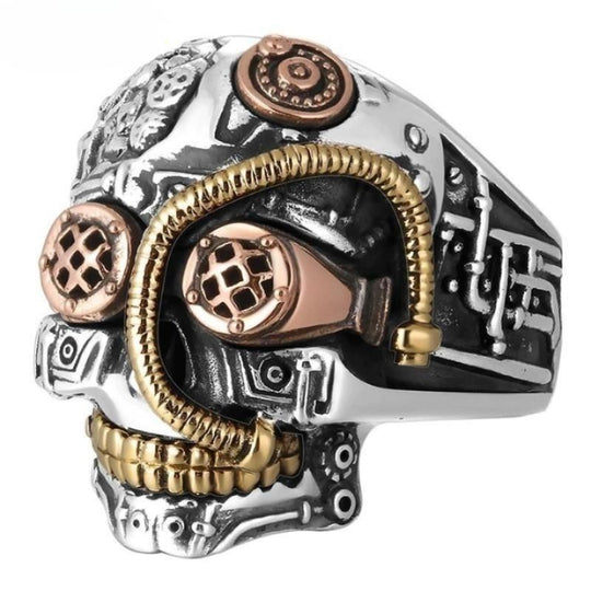 Chevalière Steampunk Homme