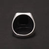Grosse Bague Onyx Rectangulaire