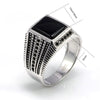 Bague Agate Noire
