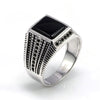 Bague Agate Noire
