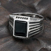 Bague Agate Noire