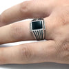 Bague Agate Noire