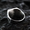 Bague Crâne avec Fleur