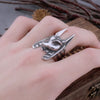 Bague Loup Anubis