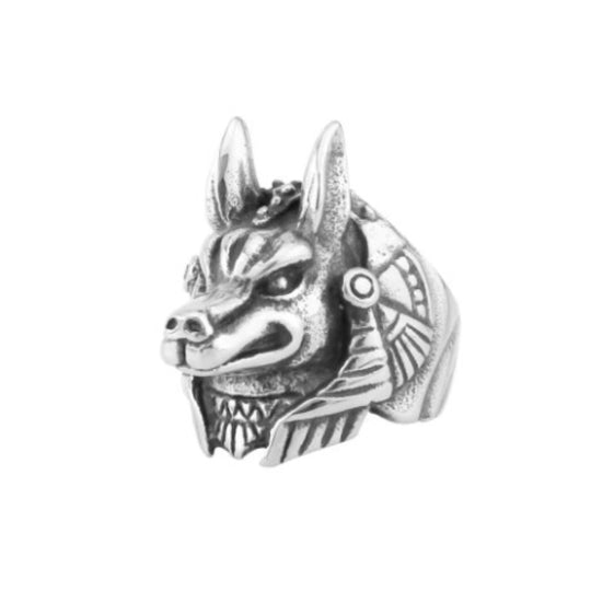 Bague Loup Anubis
