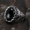 Chevalière Argent Onyx Homme