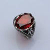Bague Zircon Rouge