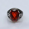 Bague Zircon Rouge
