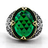 Bague Zircon Vert