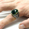 Bague Zircon Vert