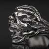 Bague Tête de Mort Argent Massif