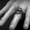 Bague Tête de Mort Argent Massif