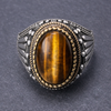 Chevalière Homme Argent 925 Œil de Tigre
