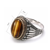 Chevalière Homme Argent 925 Œil de Tigre