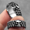 tete de mort bague