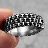 bague tete de mort homme