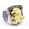 Bague Chevalière Militaire Parachutiste Airborne