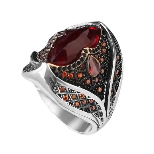 Bague Pierre Rouge Islam