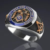 bague franc-maçon argent