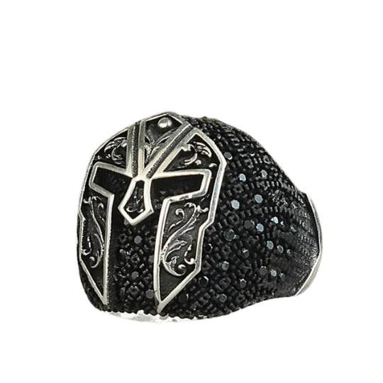 Chevalière Homme Argent Spartiate