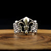 Bague Argent Fleur de Lys