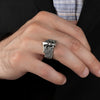 Bague Argent Fleur de Lys